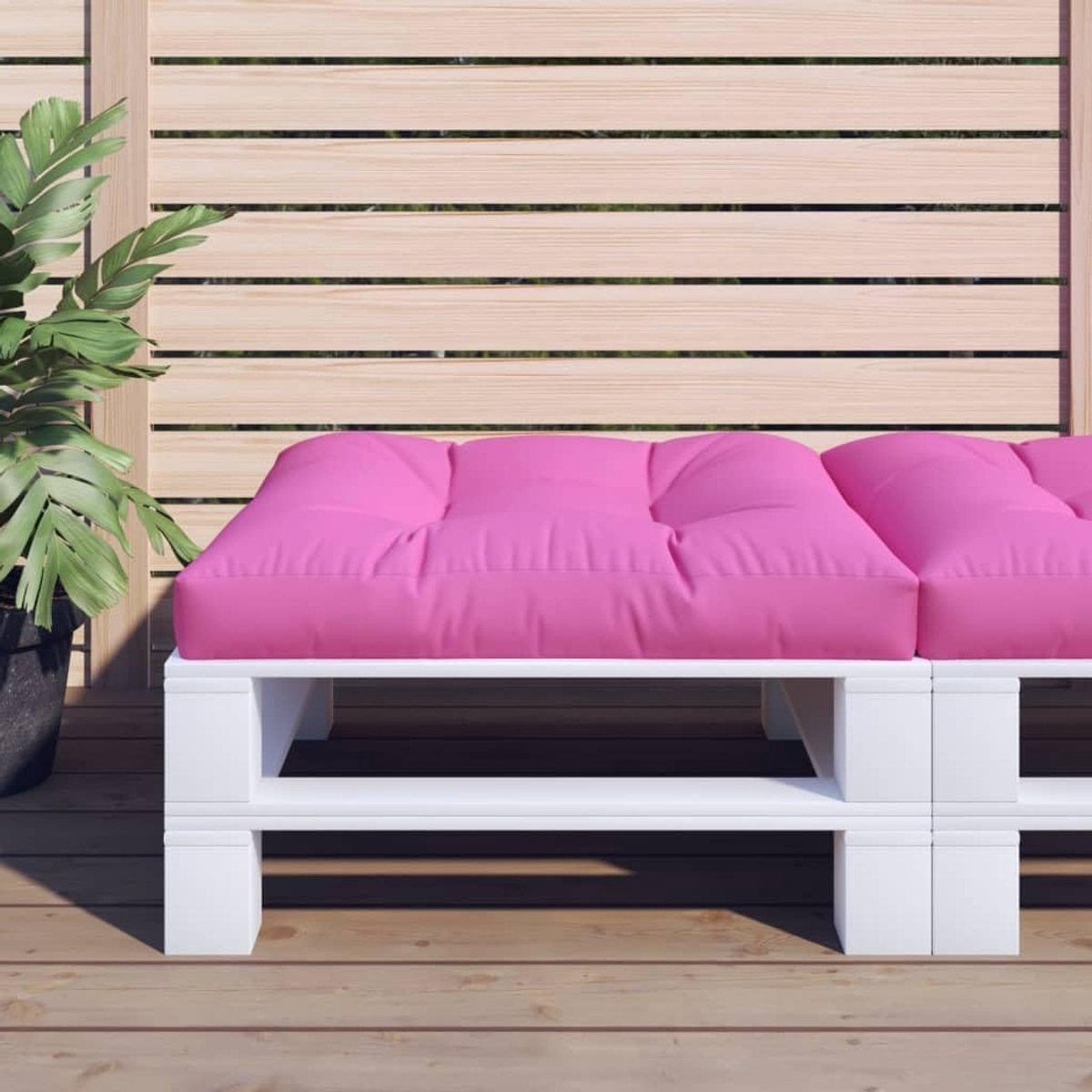 Palletkussen voor buiten met waterdicht polyesterweefsel en PP-holle vezelvulling voor tuin, terras of binnen