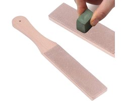 Dubbelzijdige stropkit voor messen slijpen en polijsten - Houtbewerking, slijpen, stroppen