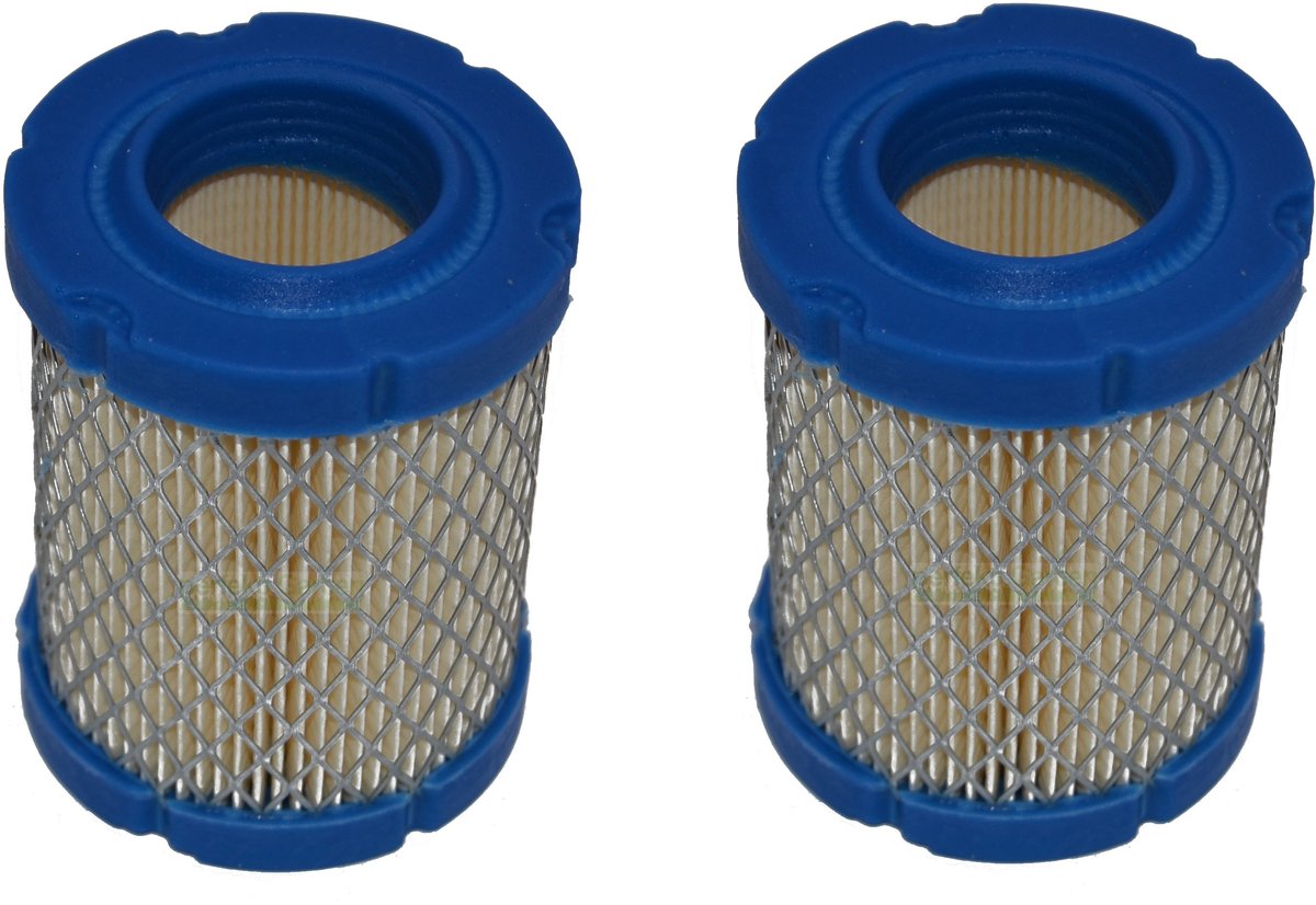 2 stuks luchtfilters voor Briggs & Stratton / B&S-motor 796032 591583 210000er 10 - 14 HP