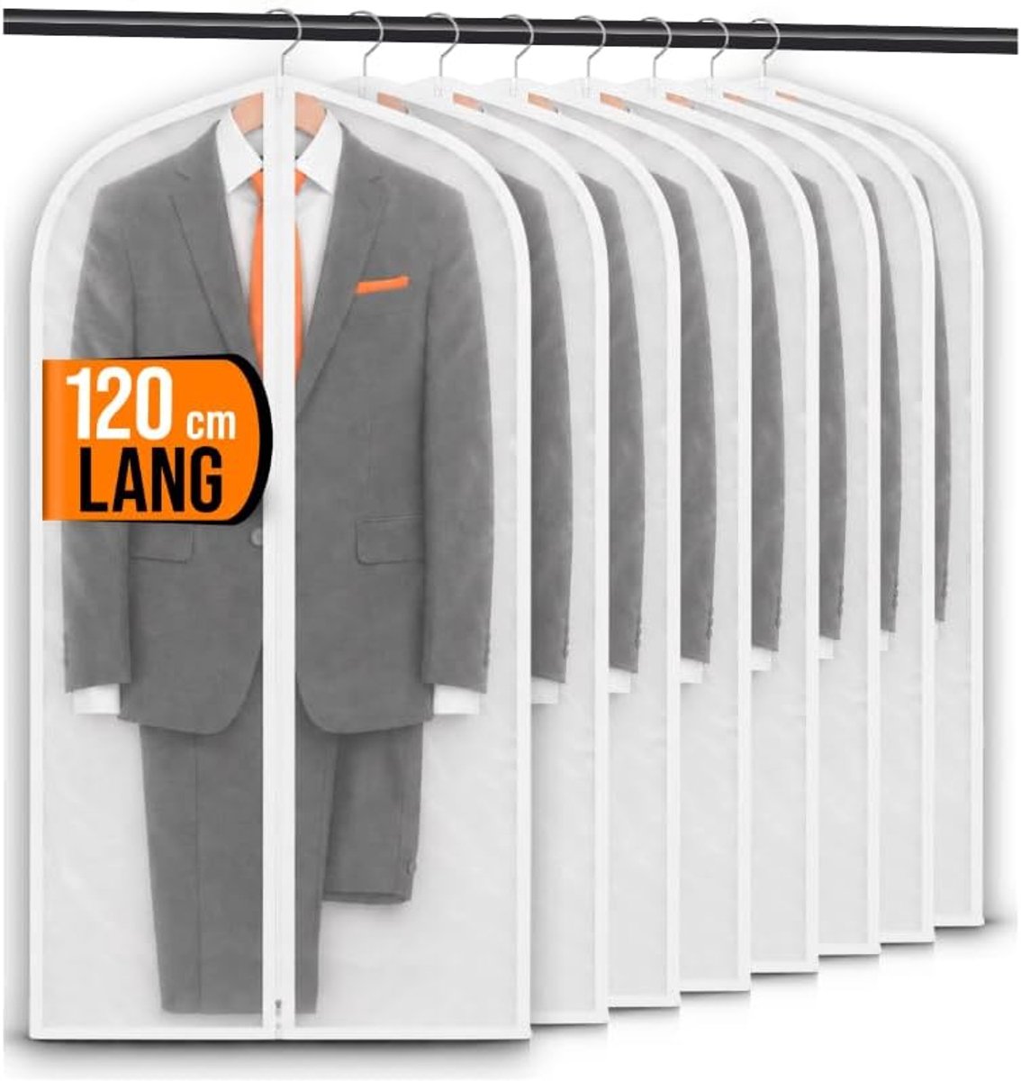 8x Kledinghoes I Kleding Beschermer I Garment Bag I Kledingzakken I Pakhoes