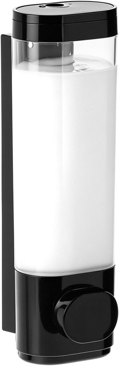 Handmatige Zeepdispenser voor Muurmontage 300 ml - Vloeibare Zeepdispenser voor Badkamer, Douche en Keuken - Druppelvrije Dispenser van Duurzaam ABS Materiaal