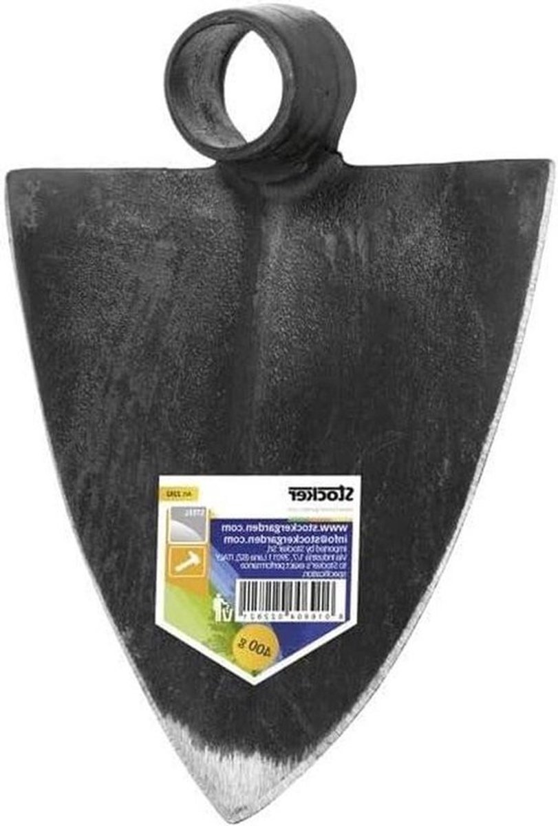 Rond hakmes met hakoog - Bodembewerker voor de tuin - Gemakkelijk tuinonderhoud - Gevormd staal - 400 gram - Metaal