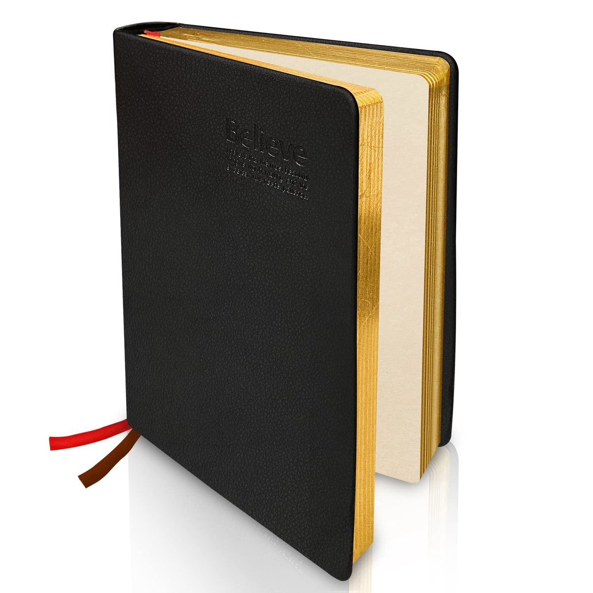 SnelShoppen - Joy & Inspiration PU Leather Notebook A5, Vintage Journal met 310 Vellen, 620 Pagina's, Antiek Sketchbook, Leeg Notitieboek met Gouden R
