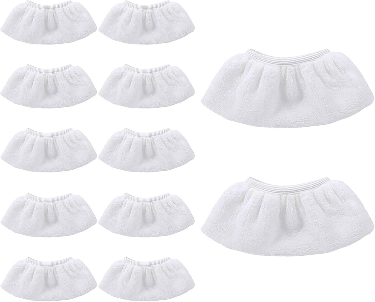 Set van 12 Wasbare Microvezel Stoommop Pads, Geschikt voor SC2/SC3/SC4/SC5, Vuilopname en Absorptie voor Efficiënte Reiniging