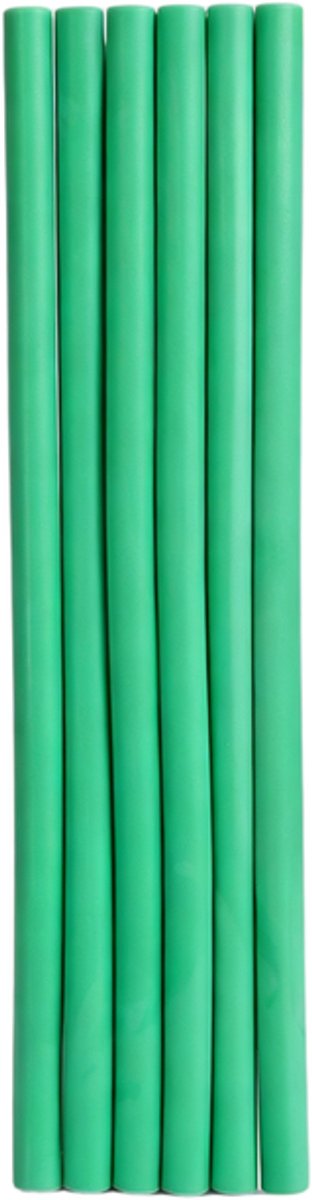 Krultangen - Set van 6 - Zachte schuimkrullers voor lang haar - Zachte sponskrullers in verschillende maten - Schuimkrullers met kliksysteem - Krultangen voor 's nachts die geen verwarming nodig hebben - Geschikt voor vrouwen, meisjes en kinderen.