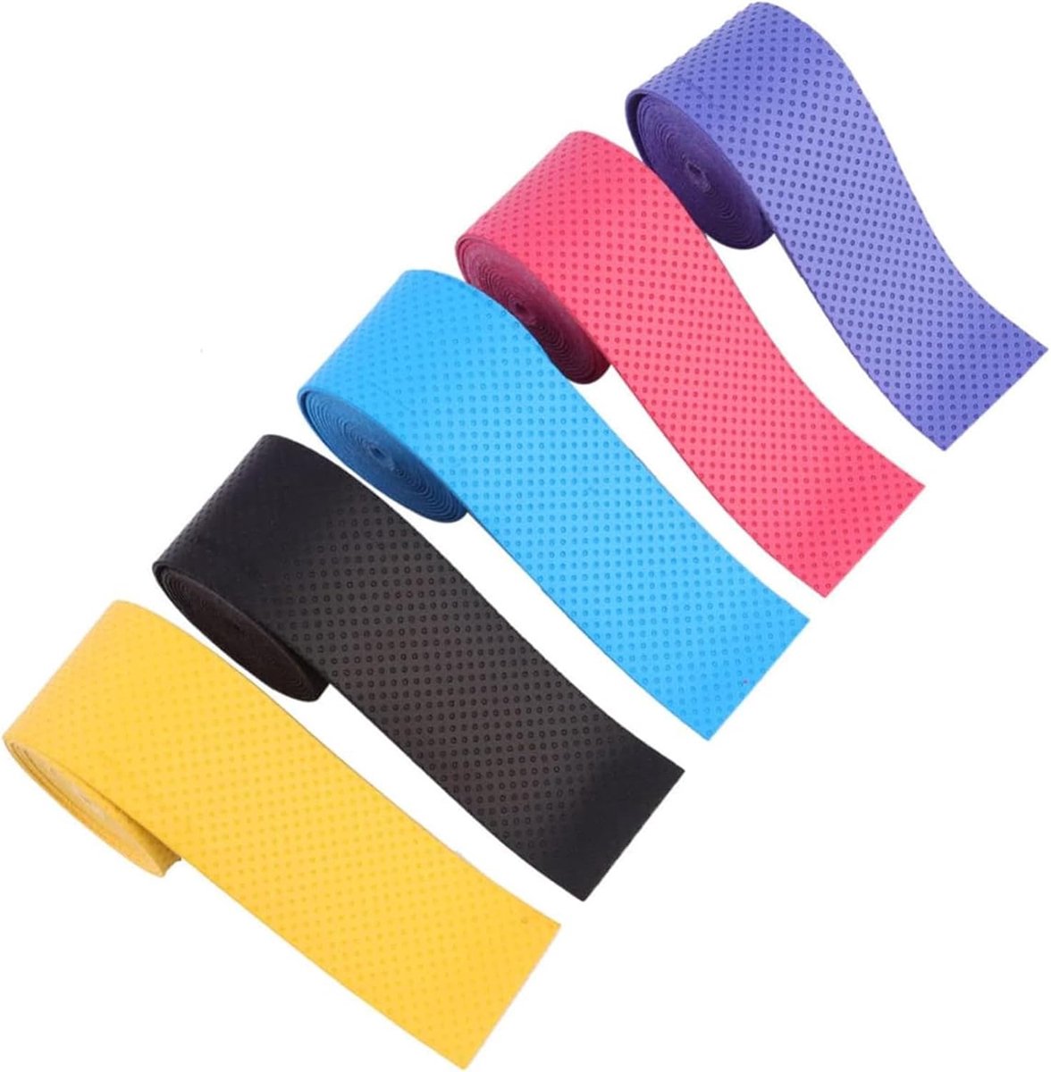 Grip Band Tennis Rackets Pack of 5 Grip Band Non-Slip Sweat Absorbent Grip Bands Tennis Rackets Badminton Rackets Self - ShopVlot