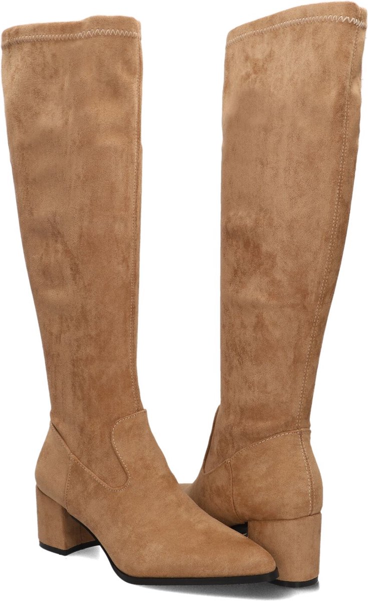 MARLOU C0786 Laarzen - Suède - Dames - Camel - Maat 42
