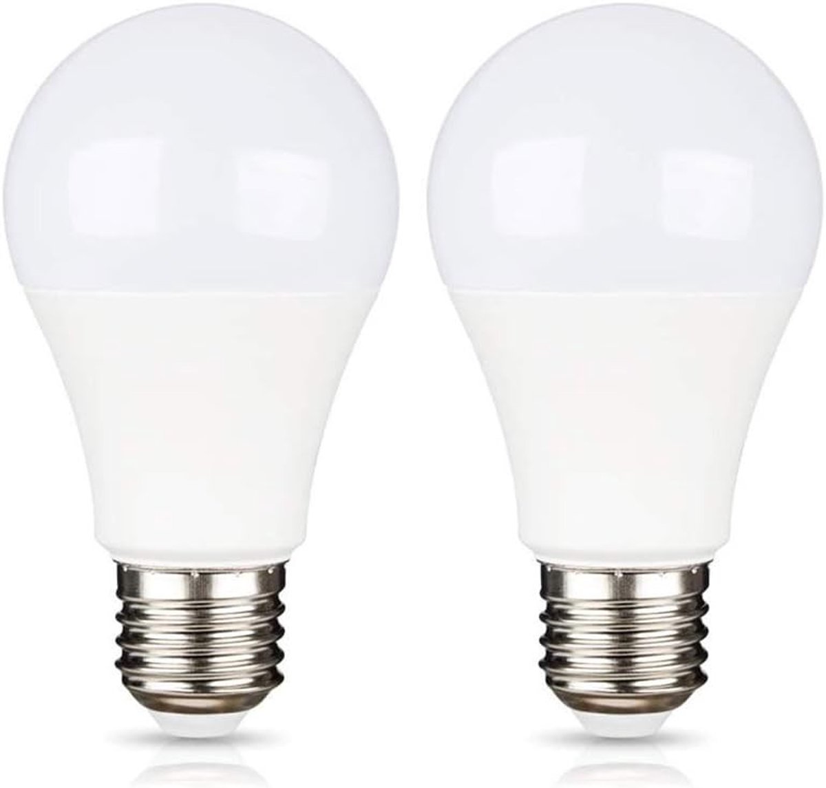 E27 12V LED Lamp 9W Warm Wit 3000K voor Motorhome en Tuinhuis, 270° AC/DC 12V-85V LED Verlichting voor Caravan en Zonne-energie Installatie, Set van 2
