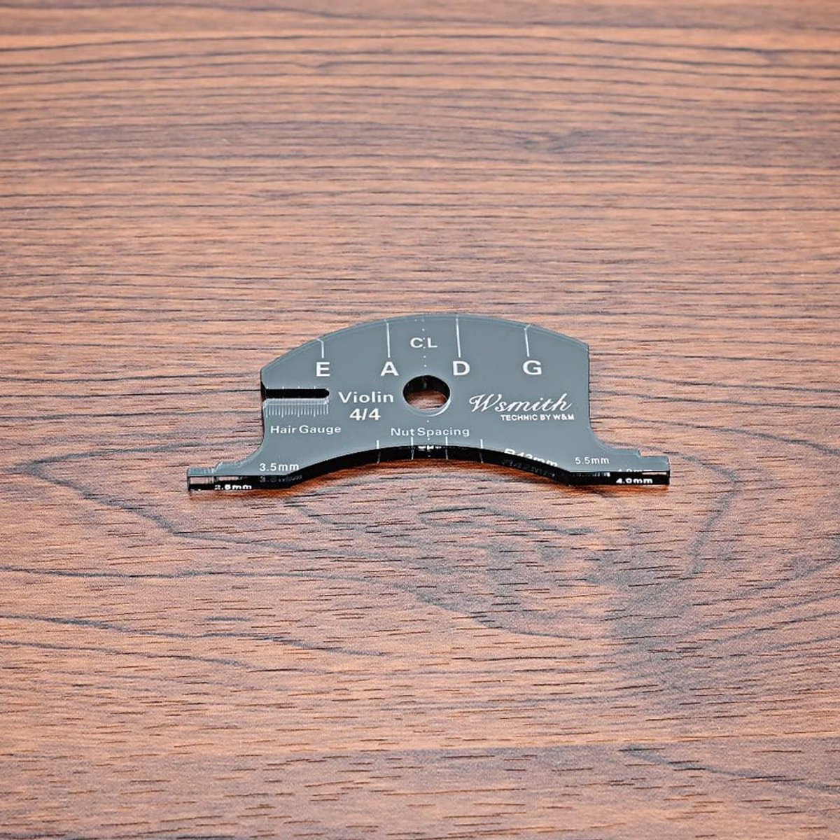 Dailygoods- Vioolbrug Reparatie Gereedschap - Halsschraper - Luthier Tool - Kunststof - 4/4 Viool - 7.4x3.57cm