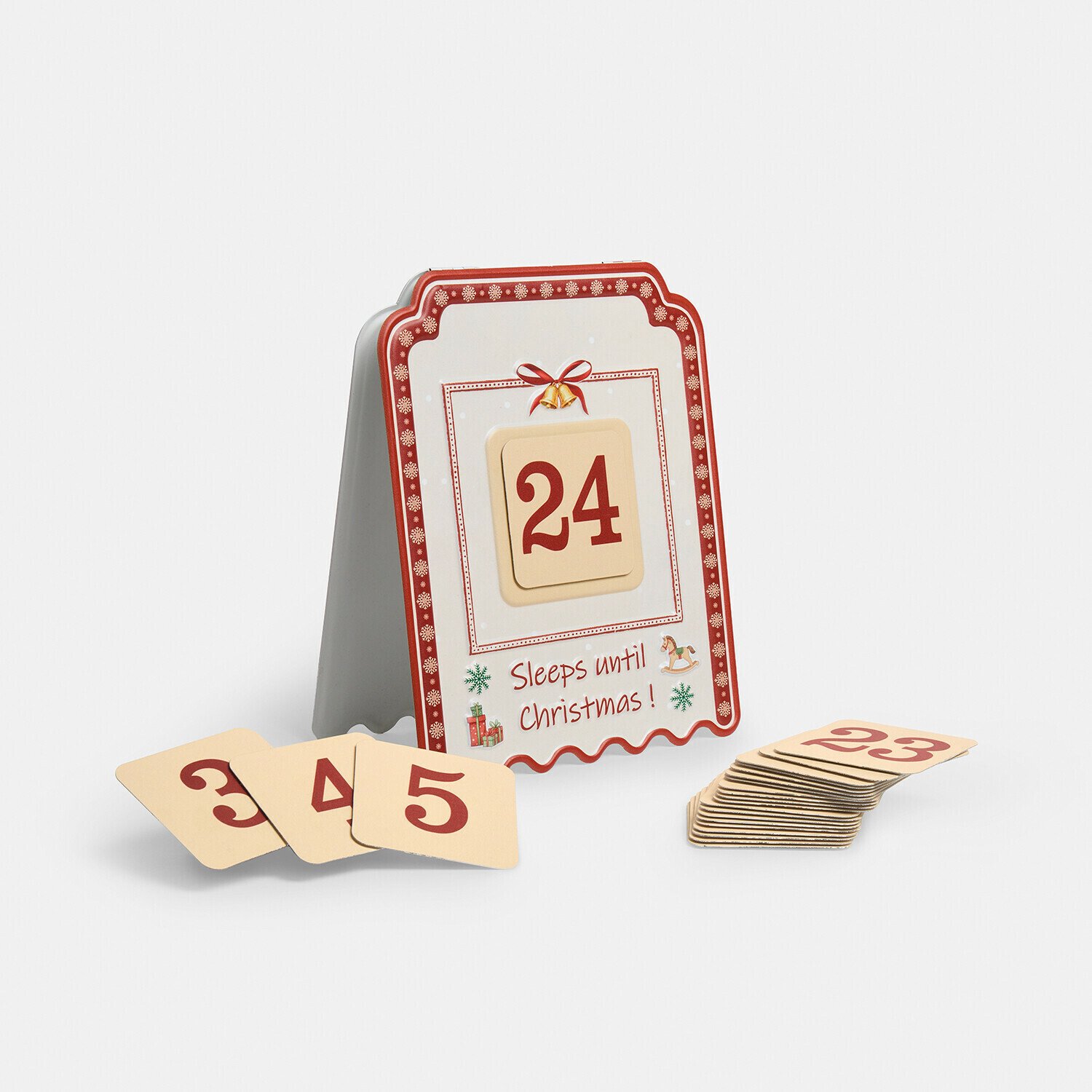Loberon Adventskalender Stardomen rood/crème