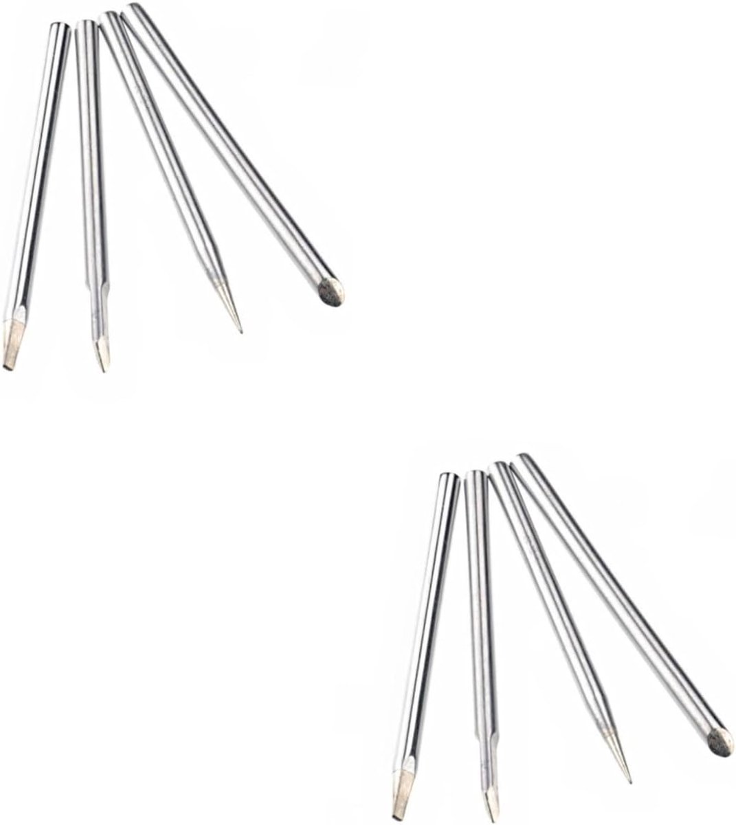 Jojofuny 2 Stuks vervanging van de helmvoering vervanging van ijzeren punten soldeerstift tips soldeerstift set soldeerbout tips loodvrije ijzeren tips soldeerbout punt
