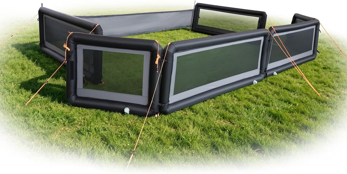 Opblaasbaar Huisdier Babyhek Caravan Camping Buiten (400x300cm)