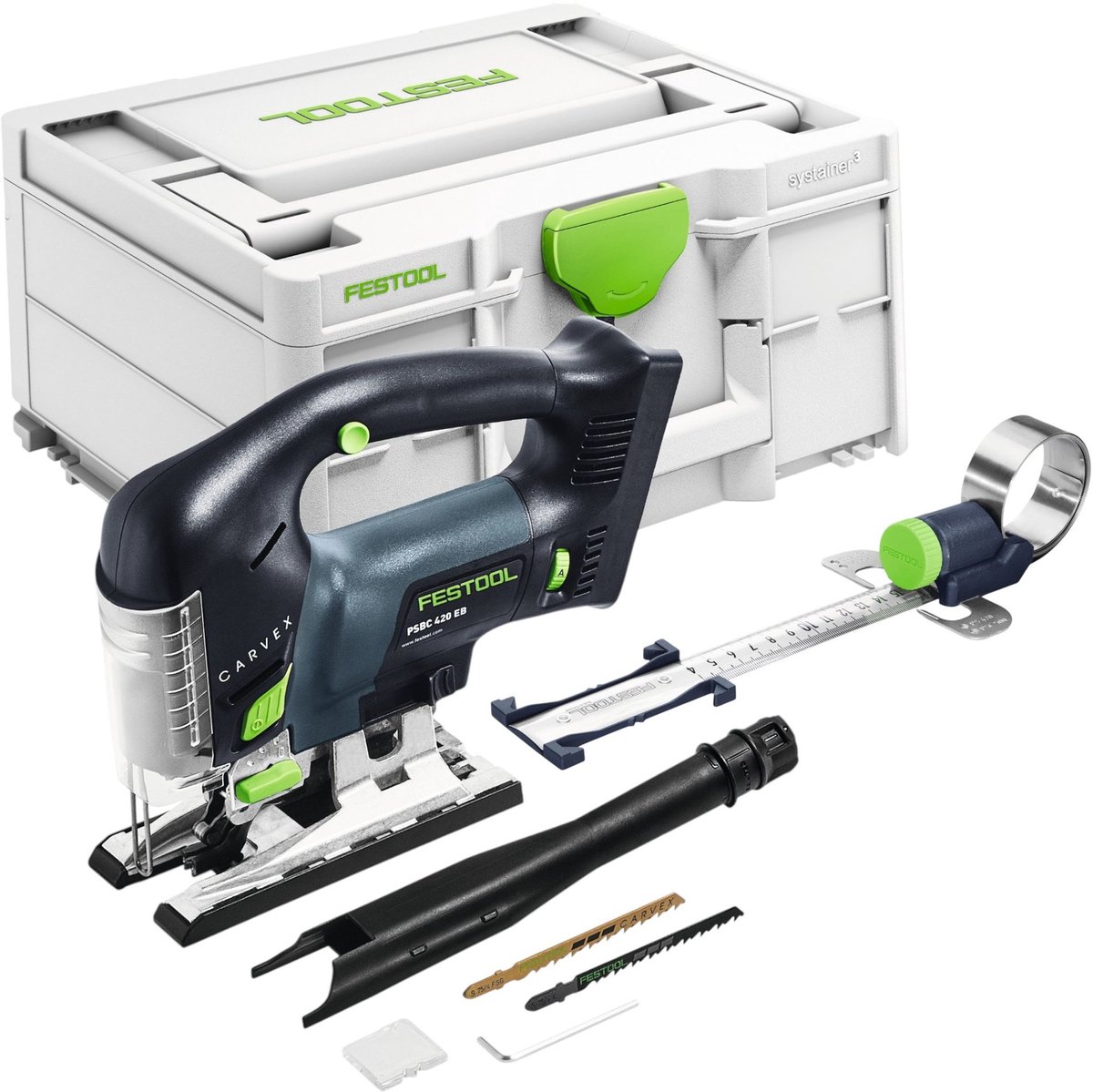 Festool PSBC 420 EB-Basic accu pendelzaag 18 V 120 mm ( 576530 ) Brushless + Systainer - zonder accu, zonder lader