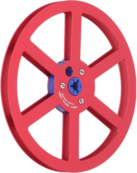 7 Inch Aluminium Metaal Spoel met 6 Gaten en RVS Schroeven voor 1/4 Tape Decks, Ideale Vervanging voor Beschadigde Spoelen en Tape Accessoires — afbeelding 3
