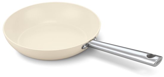 Beka Cicla Koekenpan - Ø 24 cm - Braadpan - Keramische Antikleeflaag - Gerecycleerd RSV - Inox - PFAS-vrij - Geschikt voor inductie - Crème
