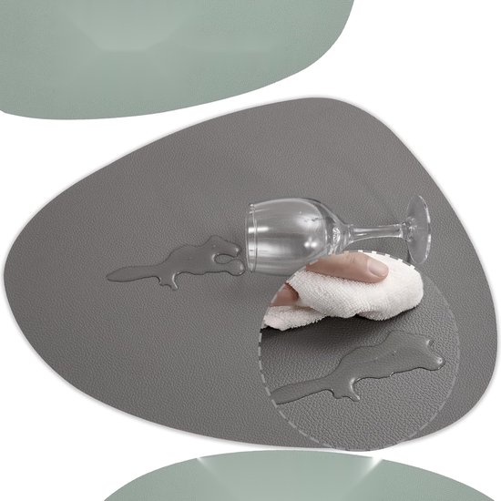 Dubbelzijdige Placemats Set - Waterdicht & Antislip Tafelbescherming — afbeelding 2