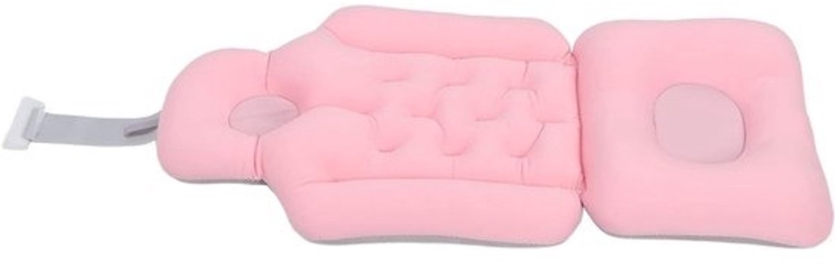Badkussen - Badkussen voor de rug - Ontspanning in bad - Zacht - Ademend - 79 x 35 cm - Roze