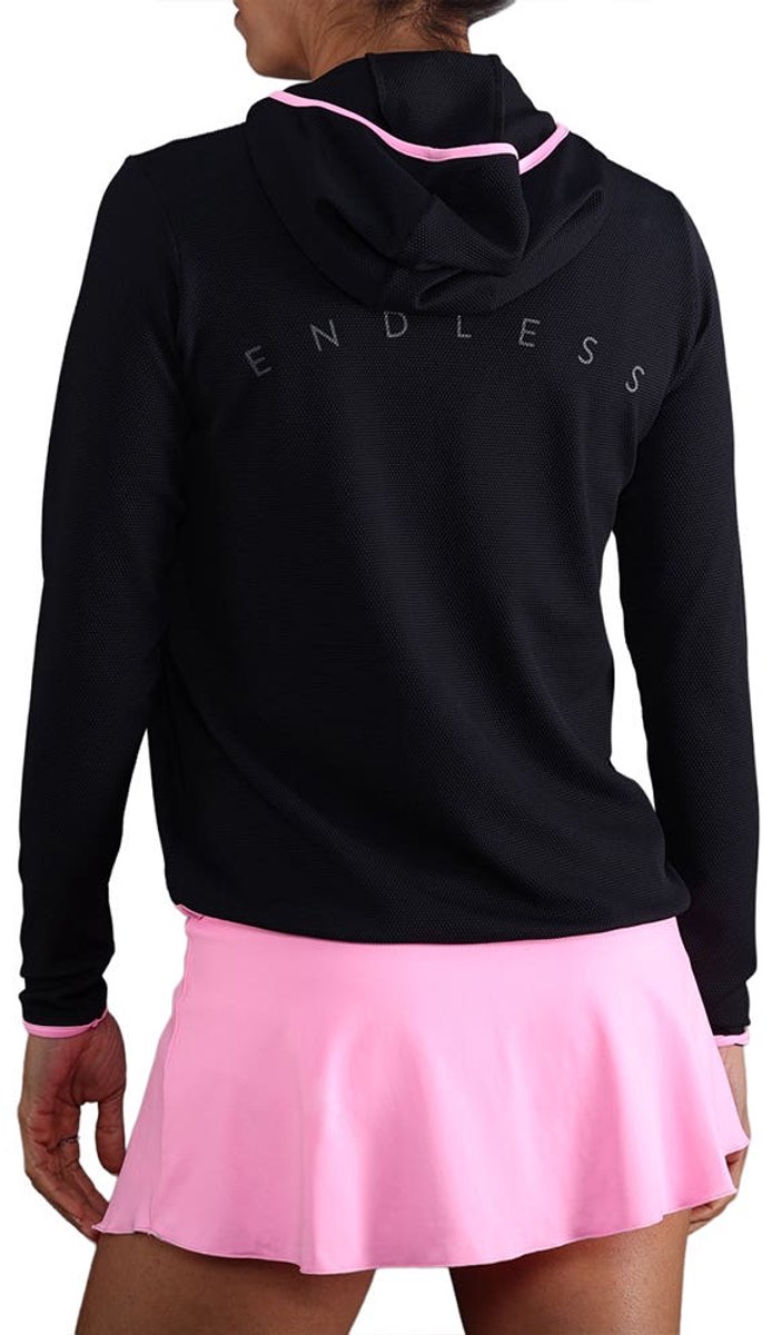 Sudadera Endless Breath 40779 Black Pink Mujer Xs