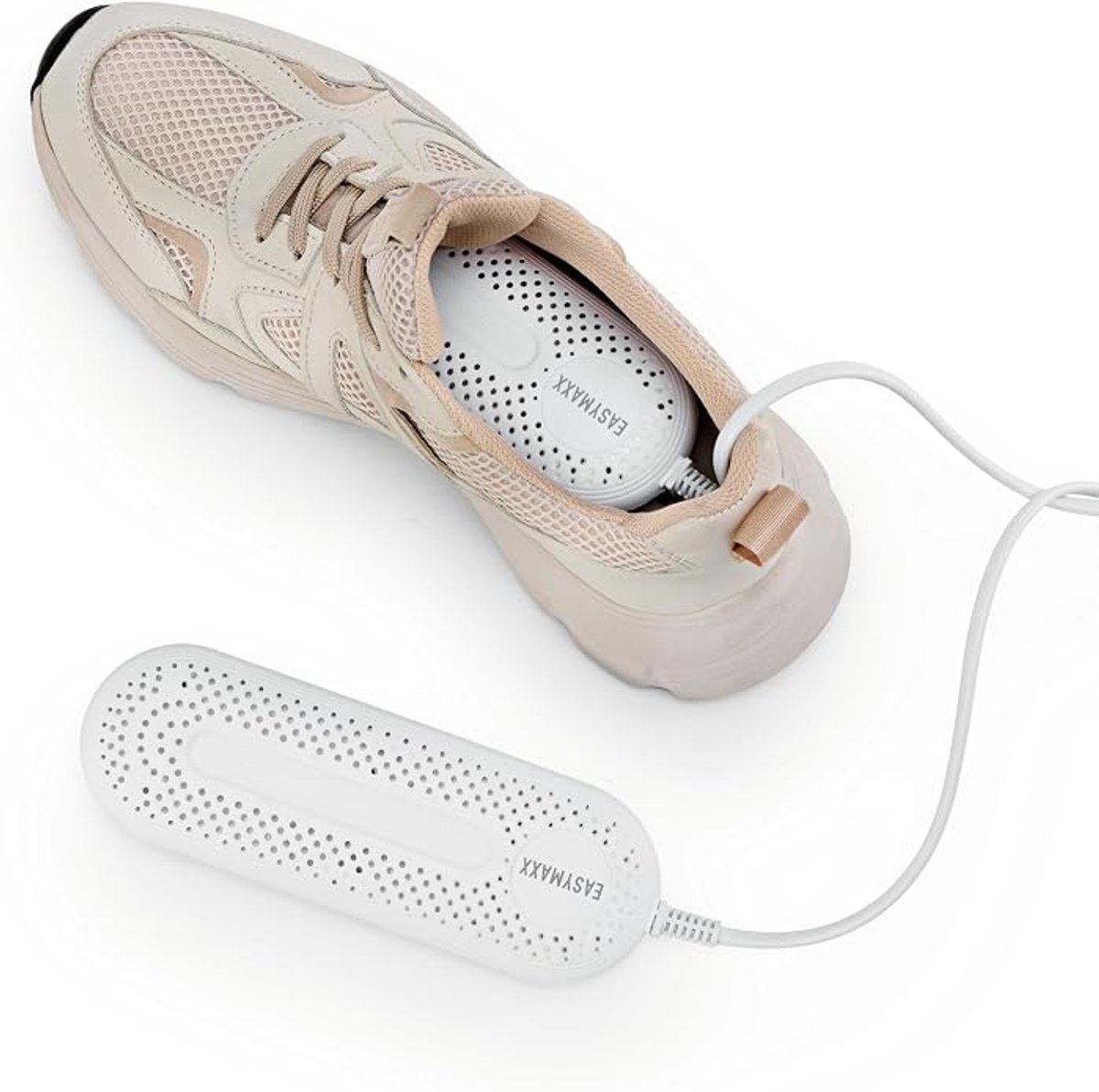 EASYmaxx Schoenendroger met timer, elektrische schoenwarmer, voetbal, skischoenen