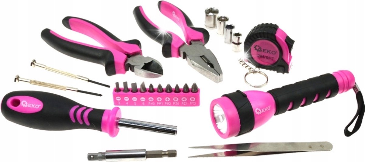 Universele Gereedschapsset voor Dames - 23 Delig - Roze