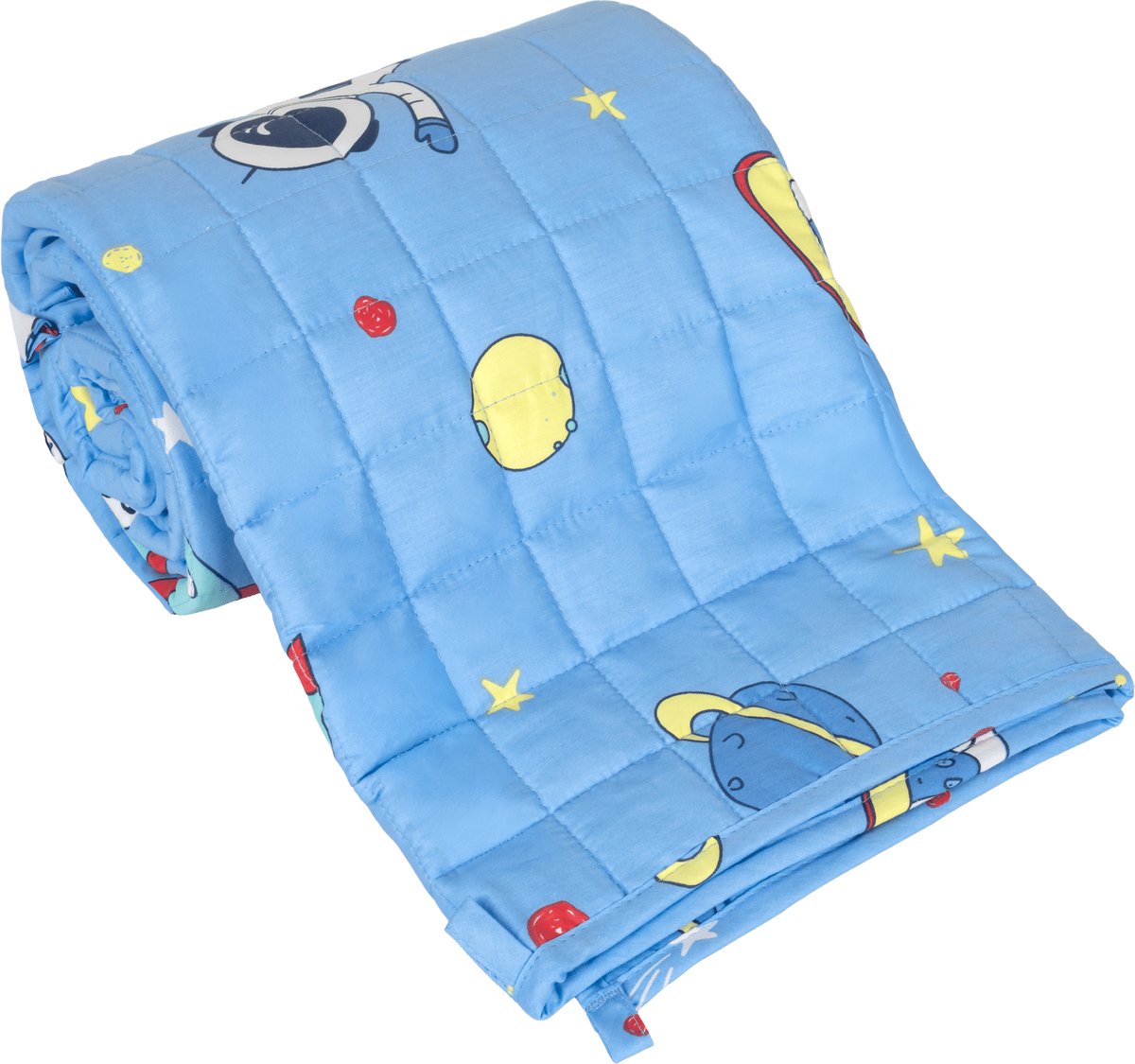 Verzwaringsdeken Kind 4 kg – Zwaartedeken 100x150 cm – Katoen – Ruimte