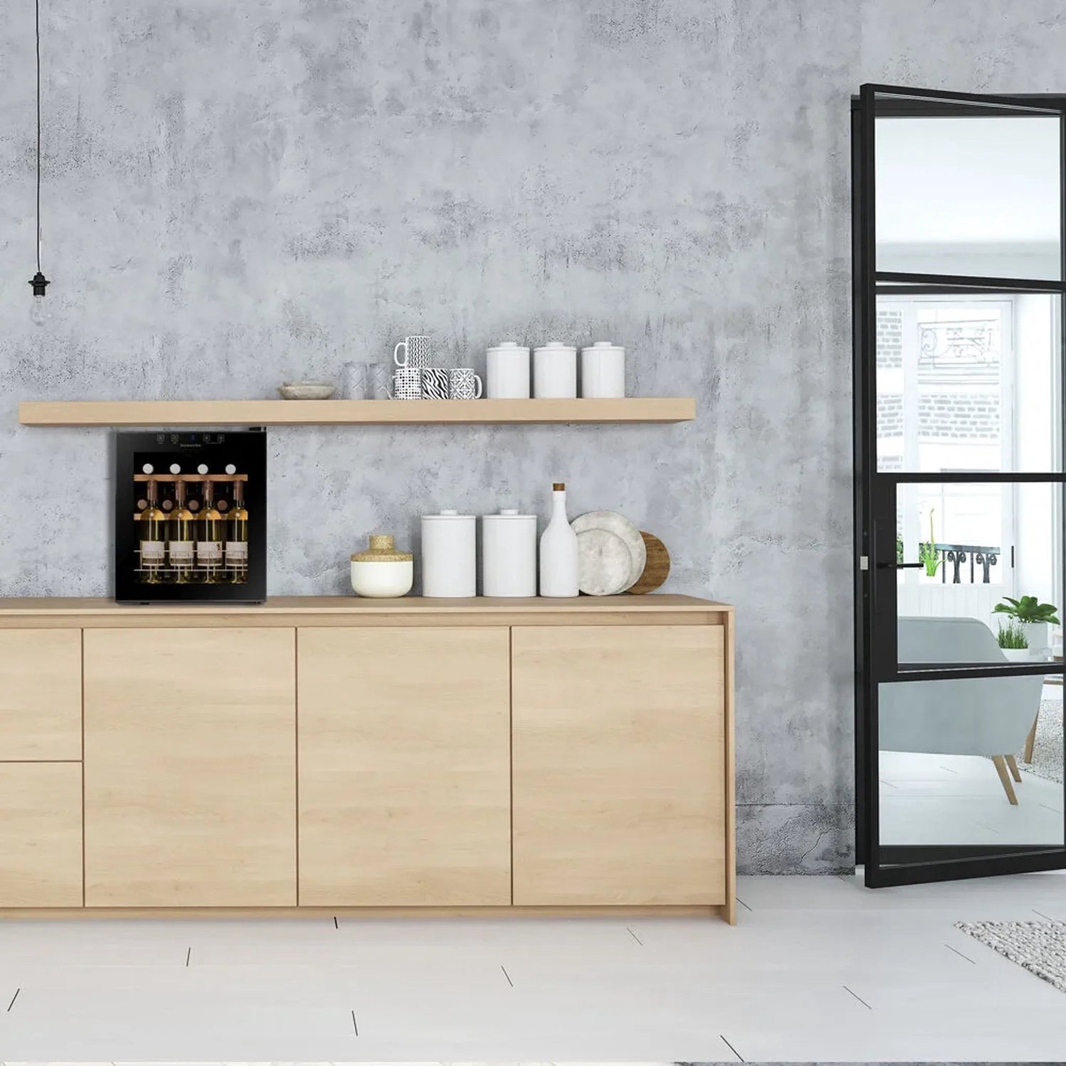 Dunavox Home-16 Vrijstaande Wijnkoelkast DXFH-16.46 15 flessen – foto 5