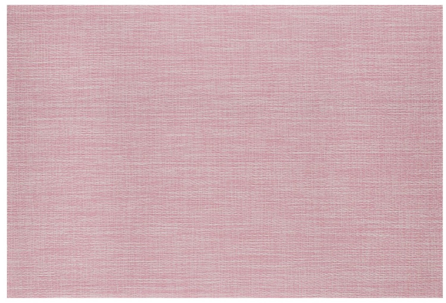 Placemats Set van 4 – Geweven Look PVC – Mono Roze – 30x45 cm – Afwasbaar – Onderlegger & Tafeldecoratie