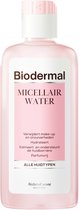 Biodermal Micellair Water, 200 ml - Gezichtsreiniging, Verwijdert make-up en onzuiverheden, Hydrateert, Kalmeert en ondersteunt de huidbarrière, Parfumvrij, voor alle huidtypen
