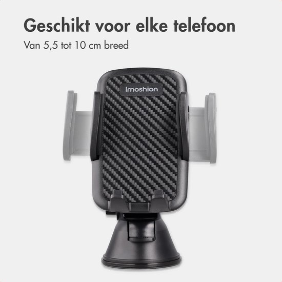 imoshion 2-in-1 Telefoonhouders Auto met Krachtige Zuignap voor Dashboard en Raam - Verstelbaar en 360° Draaibaar - GSM Houder - Universeel — cadeau in Cadeau-ideeën - foto 3