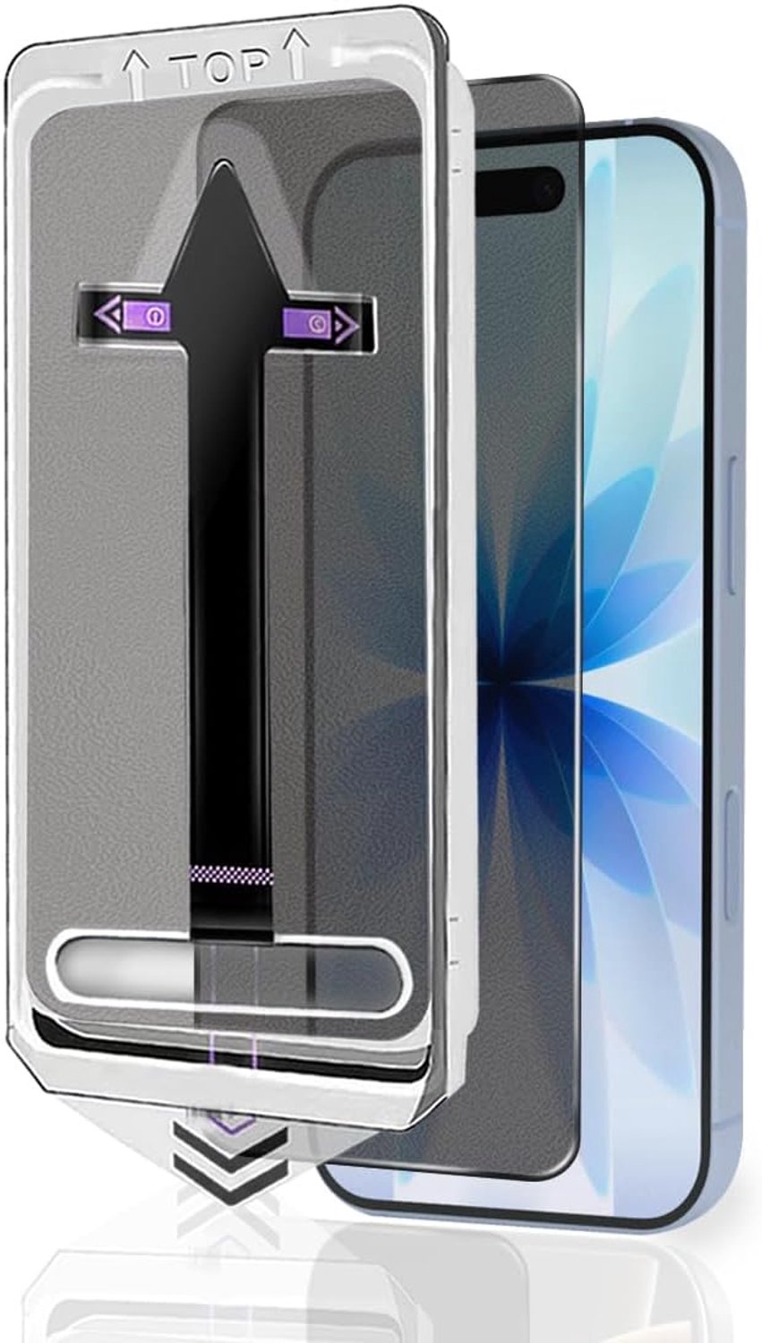 1 stuk gehard glas anti-spion voor iPhone 17 displaybescherming, hardheid 9H, krasbestendig, privacyfolie, zonder luchtbellen, anti-spy privacybescherming