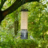 CJ Wildlife Voedersilo voor Tuinvogels - Leto - Aanbevolen door Vogelbescherming Nederland - Vogelvoedersilo voor Kleine Vogels - Hangend Vogelvoederhuisje - Vogelvoer Silo