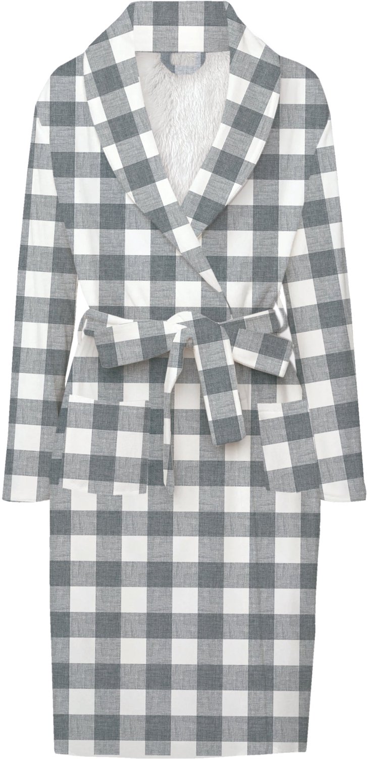 Zohome Badjas Quattro di Lino - Kamerjas voor Dames en Heren - Ochtendjas - Geschikt voor de Sauna - Blauw Denim