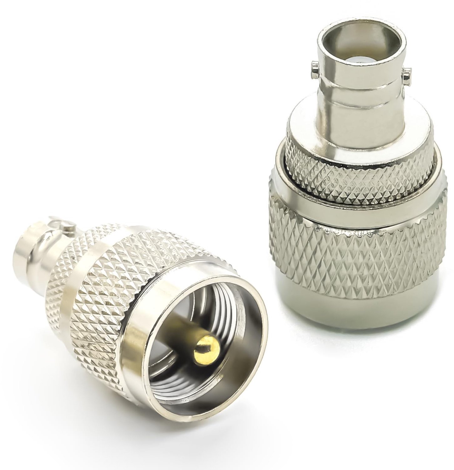 Coaxiale Antenne-adapter SO239 naar BNC, 2 Stuks