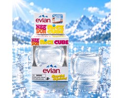 NeeDoh® Nice Cube Crystal Clear 1 Stuk – Transparante Squishy – Fidget Speelgoed – Anti-Stress Knijp Speeltje