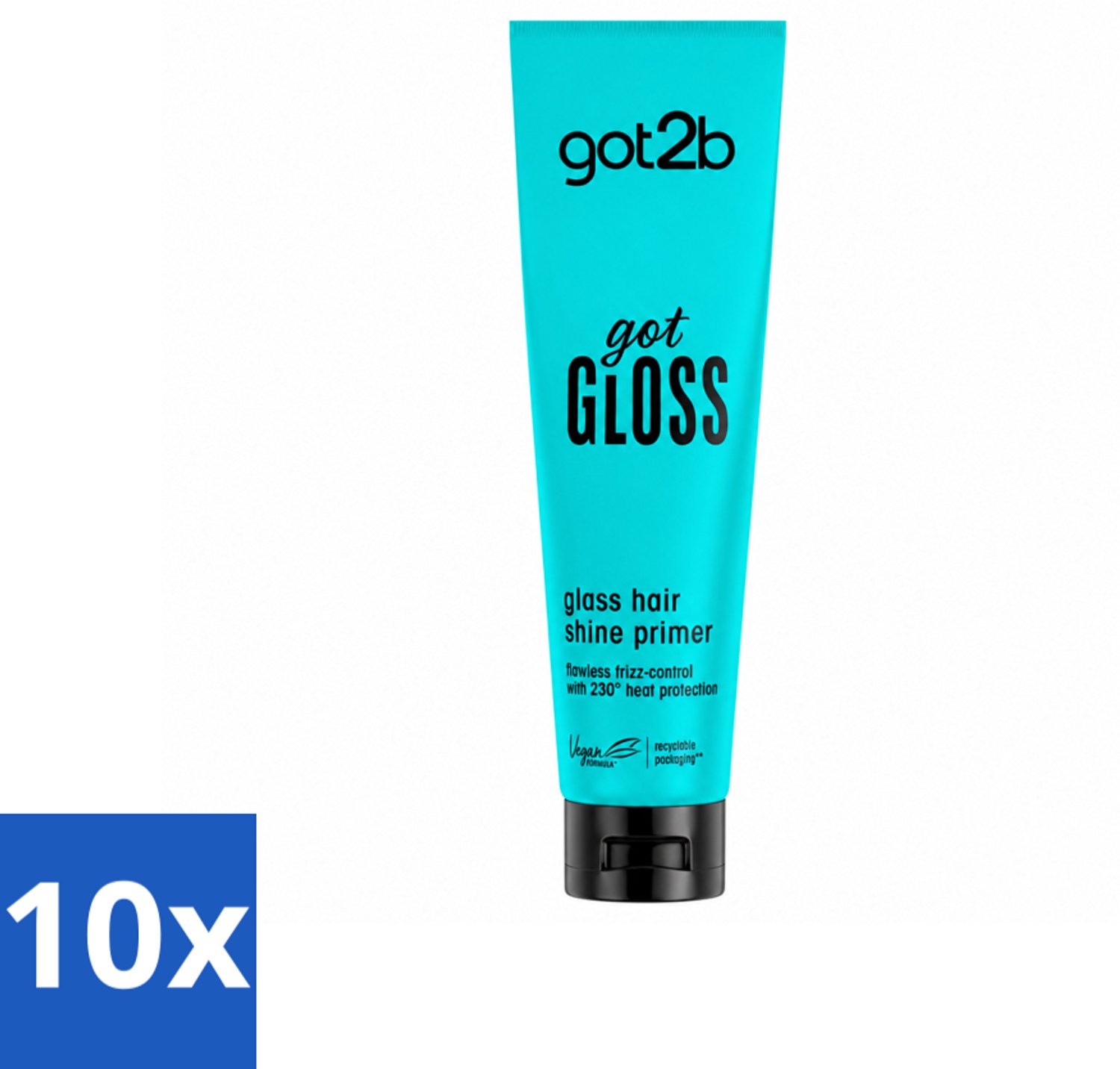 10 x Got2B - Haarprimer - Got Gloss - 150 ml - Voordeelverpakking - 10 stuks