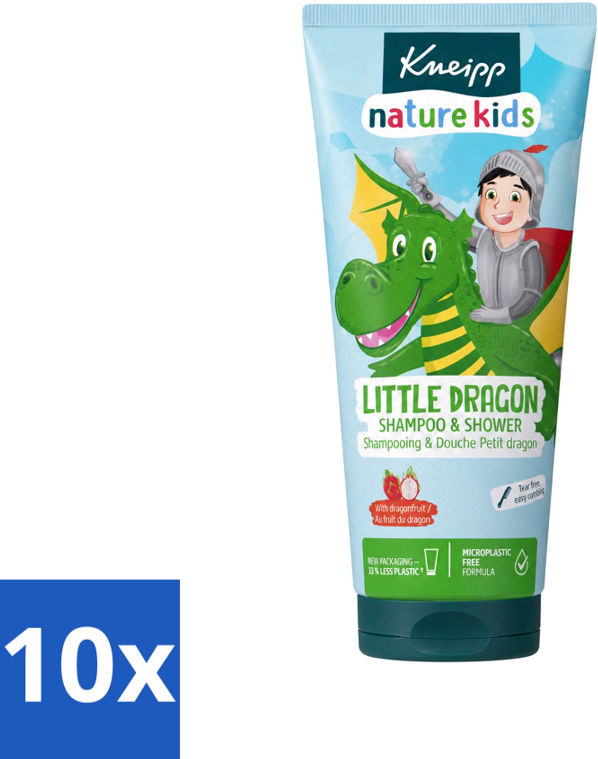 10 x Kneipp - Shampoo & Showergel - Little Dragon - 200 ml - Voordeelverpakking - 10 stuks