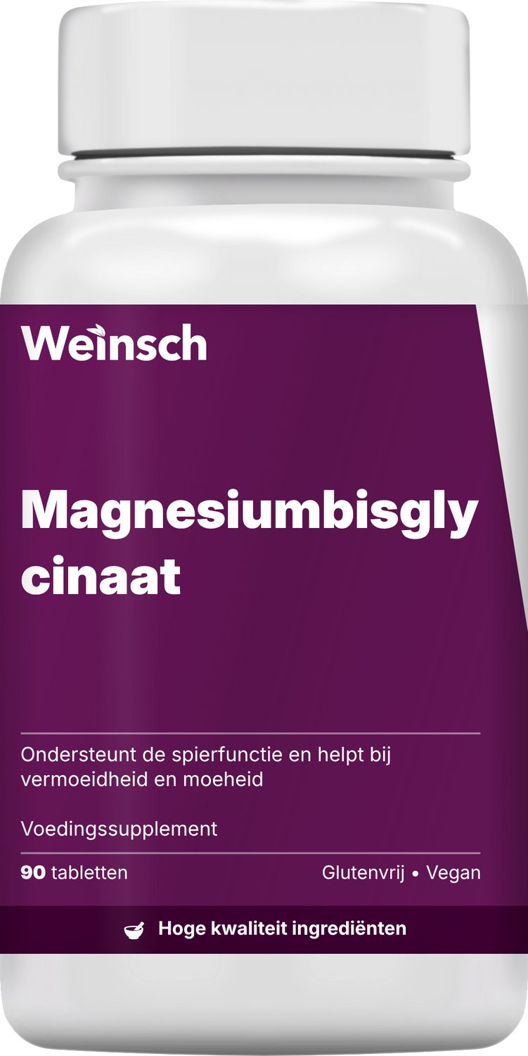 Weinsch Magnesiumbisglycinaat | 1350mg | 90 tabletten