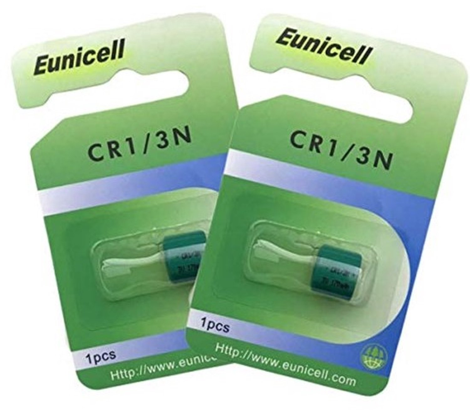CR1/3N-batterijen - Fotocamera-accu - Voor cameragebruik - Lang houdbaar - 2 stuks - Zilver