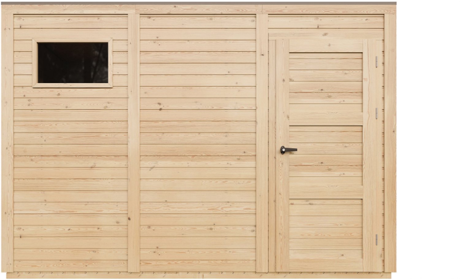 Timbela M326F2+M326G - Houten tuinhuis - 6,18 m² - 202x306xH216 cm - met vloer