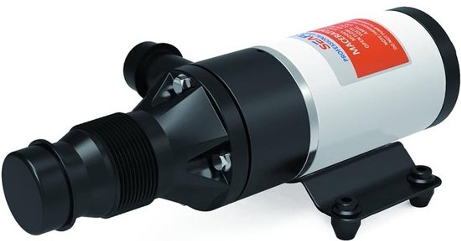 Afvalwaterpomp - Maceratorpomp - Boten en campers - Ontstekingsbeveiligd - 12 Gallon Per Minuut - Zwart