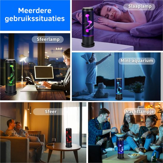 VH Supplies® Lavalamp voor Kinderen - Lavalamp - Sfeerverlichting — afbeelding 3