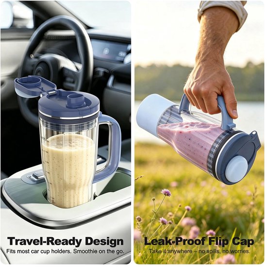 750ml Vervangende Reismok voor Blender — afbeelding 3