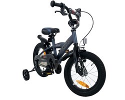 2Cycle Biker kinderfiets 14 inch (3 tot 5 jaar) voor jongens Blauw