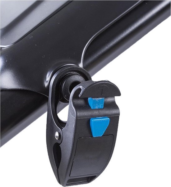 Golfkar met 3 wielen - Opvouwbare golftrolley - Vervoer je golfuitrusting - Snelvouwmechanisme met rempedaal - Compact opvouwbaar - Zwart — afbeelding 2