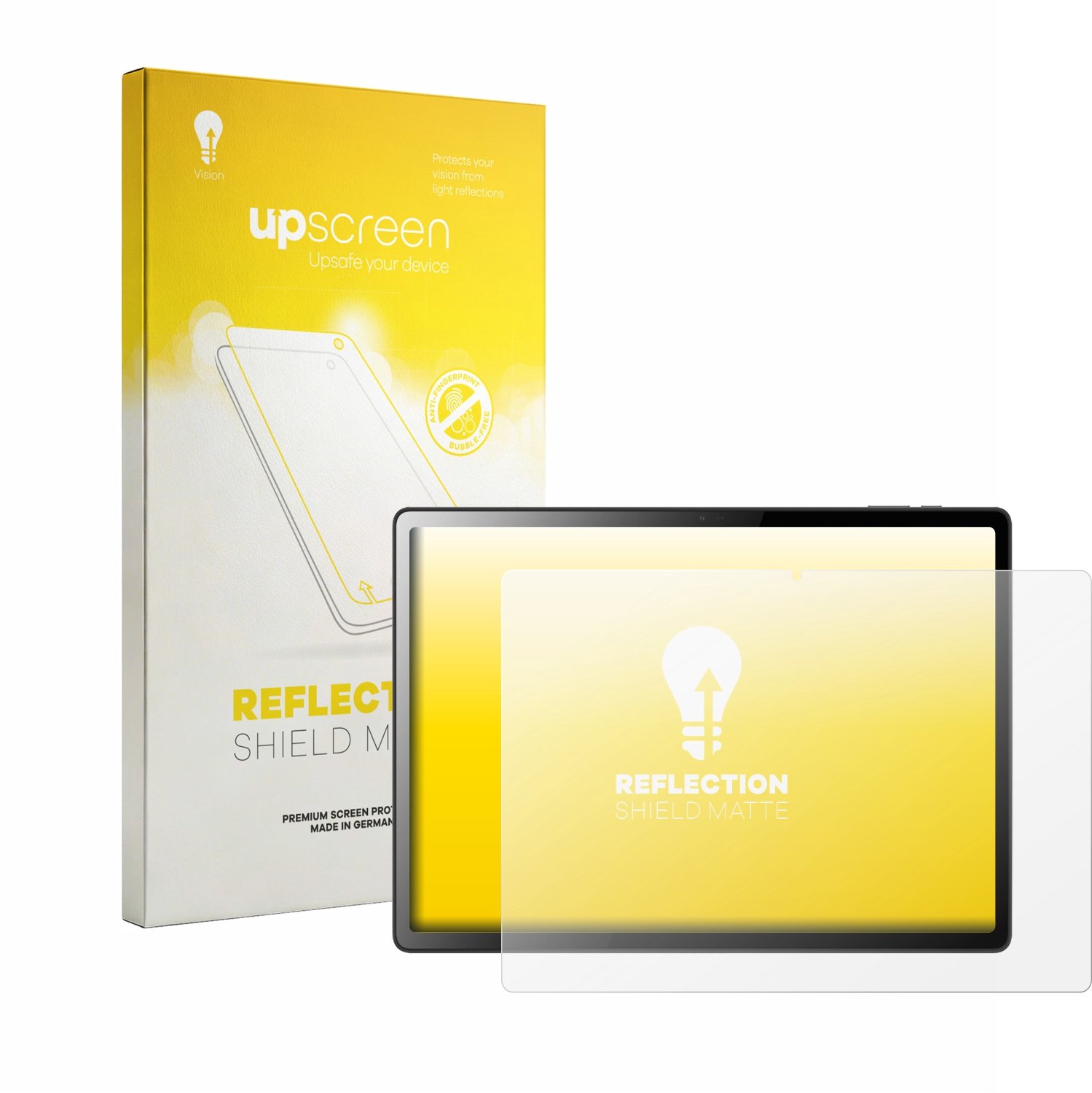 upscreen - Screenprotector voor Logicom Tab XXL 14" - Folie Beschermfolie anti glare matte