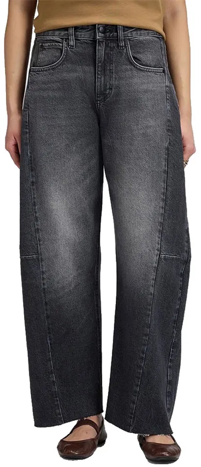 Lee Rider Barrel Fit Spijkerbroek 26 31 Vrouw Zwart