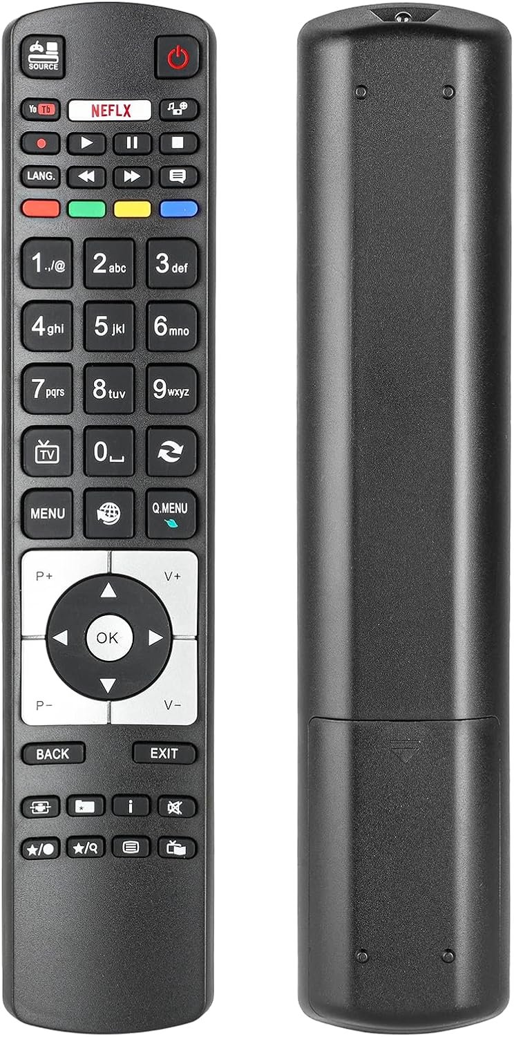 Afstandsbediening Compatibel Met Telefunken Smart TV LF43FZ20 LF43WZ20 XF43D401 XH32A301 XF43B400 XF48B400 XF50A401 A40F446A Vervangende Controller Met Netflix Knop