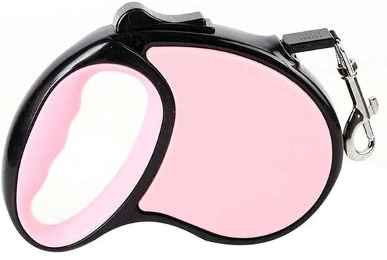 Uitschuifbare hondenriem, uitbreidbaar vesttuig met antisliphandgreep, flexibele riem voor training van kleine, middelgrote en honden (kleur: roze, maat: 5m)