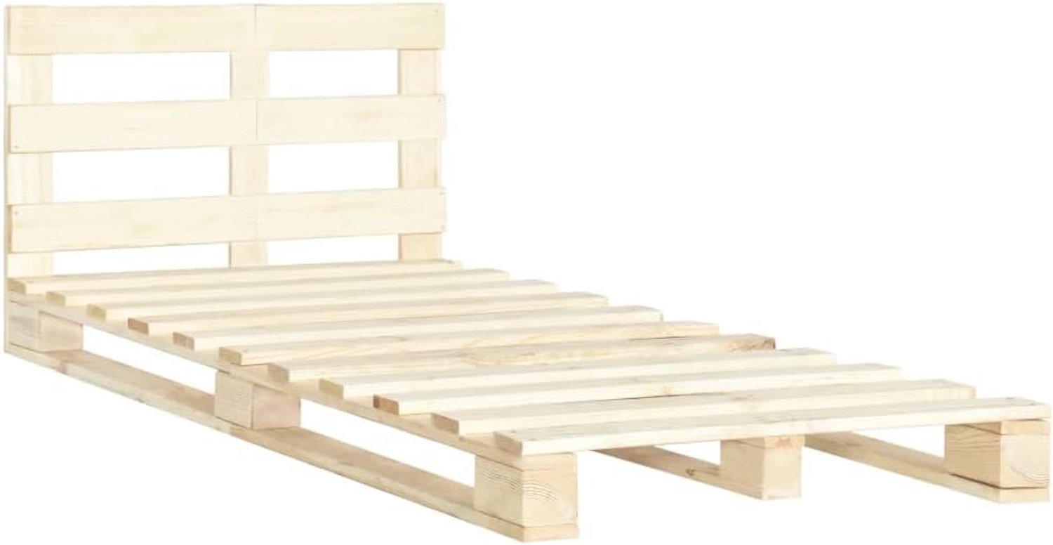 Hotelbedden Luxe Bedden Slaapkamerbedden Palletbed Massief Hout Pine 120 × 200 cm voor Slaapkamers Hotels Appartementen