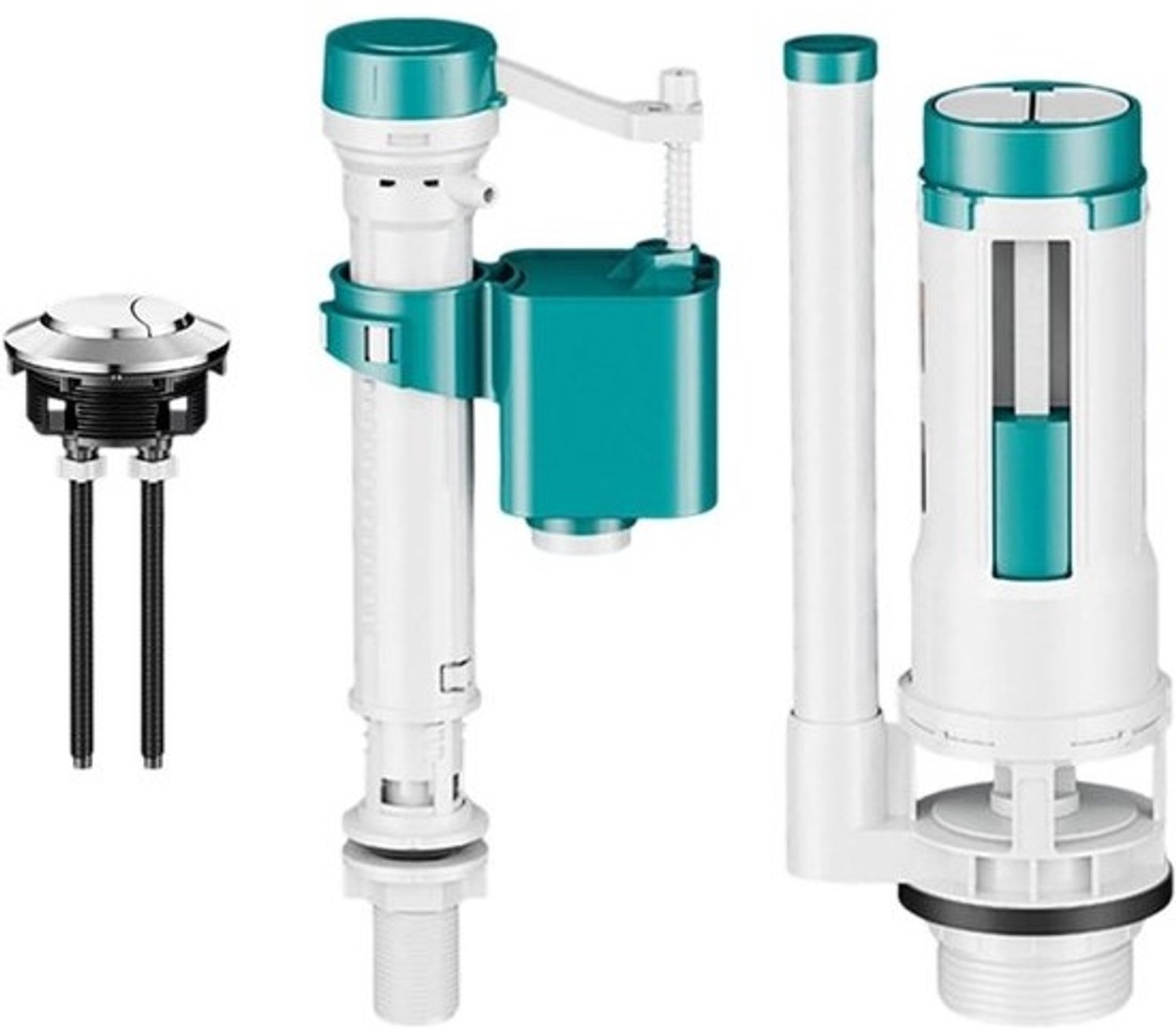 Toilet Reparatie Set - Onderdelenkit - Sanitair Onderhoud - Eenvoudige Wandmontage - Verstelbare Maten - Meerdere Kleuren